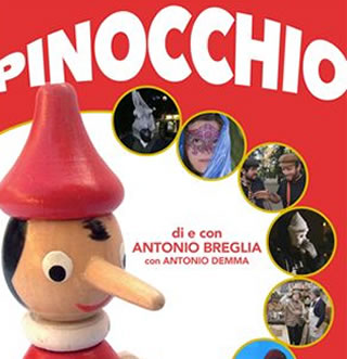 Roma, Casa Del Cinema: Pinocchio - diretto e interpretato da Antonio Breglia