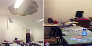 Italia insicura: a Ostuni crolla il soffitto in una scuola. Feriti la maestra e due bimbi 