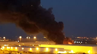 Guidonia (RM): vasto incendio al CAR 
