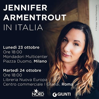 Roma, la scrittrice Jennifer L. Armentrout incontra i lettori - 24 Ottobre 2017