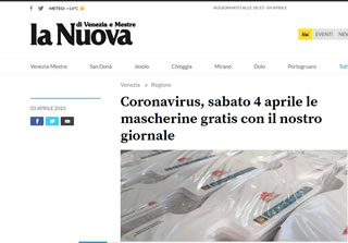 Veneto: mascherine allegate coi giornali del Gruppo Gedi? E' concorrenza sleale...