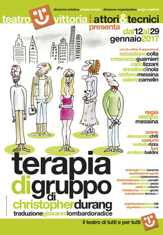 Roma, Teatro Vittoria: 'Terapia di gruppo' - dal 12 al 19 gennaio 2017