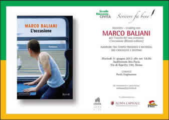 INVITO: Marco Baliani 'Narrare tra tempo presente e ricordo, tra casualità e destino'