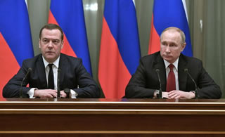 Russia: Medvedev si dimette. Putin vuole riformare la Costituzione