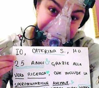 'Sono viva grazie alla a test sugli animali': riceve minacce su Facebook VIDEO