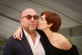 Paolo Virzi' e Micaela Ramazzotti a L' Isola del Cinema