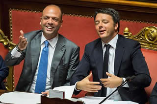 Renzi e Alfano fusi in un unico partito