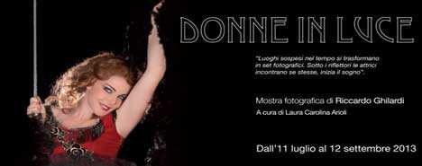 Casa del Cinema: Le attrici italiane posano per Riccardo Ghilardi negli scatti di 'Donne in Luce'