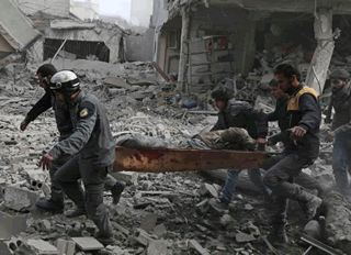 Siria: ospedale distrutto nella Ghouta