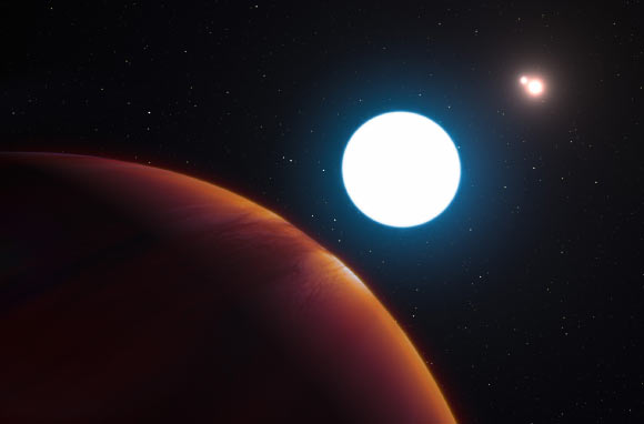 Scoperto un pianeta con tre soli: e' molto piu' grande della Terra