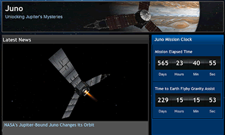Pianeta Giove: la sonda Juno e' nella sua orbita