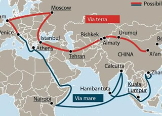 Nuova Via della Seta: i collegamenti tra Asia, Europa e Africa