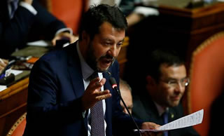 MES: Salvini 'O mente Conte o Gualtieri'