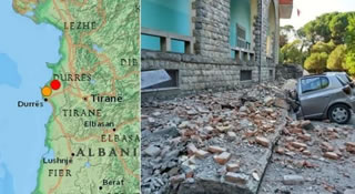 Albania: scossa di terremoto 5.8