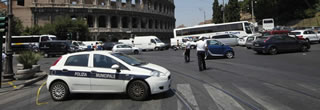 Roma, blocco della circolazione stradale posticipato al pomeriggio