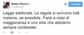 Matteo Renzi: il testo della lettera inviata ai responsabili dei circoli DEM