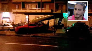 MIlano: Caceres si schianta contro due auto. Auto ritirata, patente sospesa, 1000 euro di multa