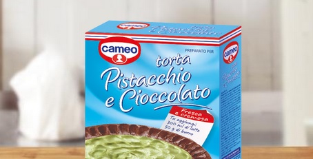 Cameo: attenzione! Il 'preparato per torte al pistacchio e cioccolata' puo' contenere arachidi