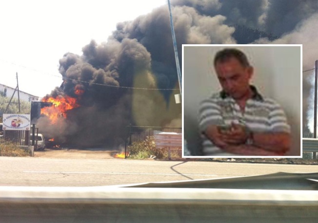 Campania: sale sul tetto per sfuggire alle fiamme, precipita e muore